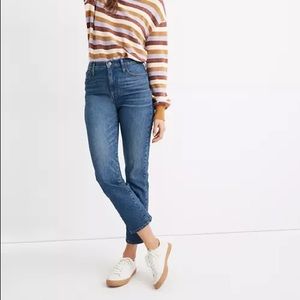 Madewell tall classic straight jean